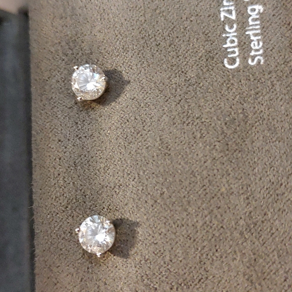 Nordstrom cubic zirconia earrings - Picture 2 of 4